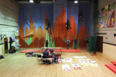 Climbing Wall Re Routing & Competition October 2014