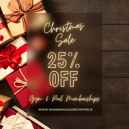 Shannon Leisure Centre Christmas Membership Special Offer 2026