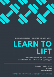 Learn to Lift Shannon Leisure Centre