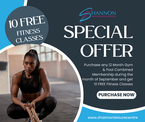 10 Free Fitness Classes Membership Special Offer